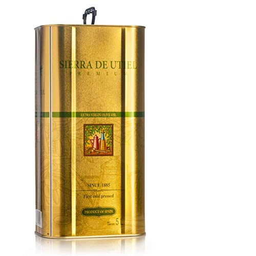 Sierra de Utiel - Aceite de Oliva Virgen Extra Premium - Lata de 5 litros - Producto Natural Origen España