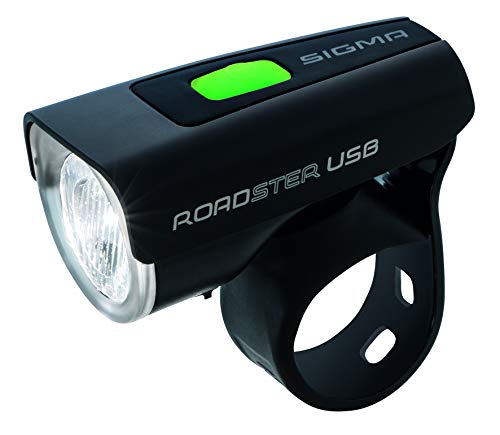 Sigma Sport Roadster USB Luz Delantera, Negro, Talla Única