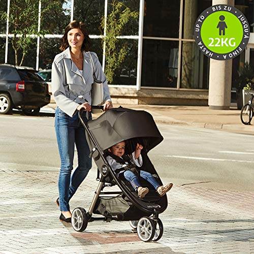 Silla de paseo City Mini® 2-3 ruedas Jet de Baby Jogger, desde nacimiento a 22kg. Color negro