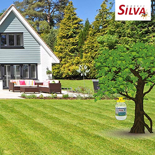 Silva - Trampa para moscas (para exteriores, cebo natural con máxima potencia de captura)