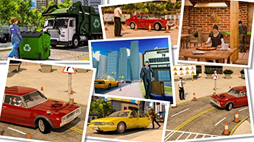 simulador virtual de la vida de la ciudad 3D