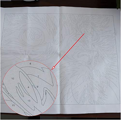 (Sin Marco) Pintura por Números para Adultos Niños DIY Oil Painting Cuadro Tulipán Y Molino De Viento Personalidad Artística Casual Juego Divertido Juguete Adecuado para Amigos De La Familia