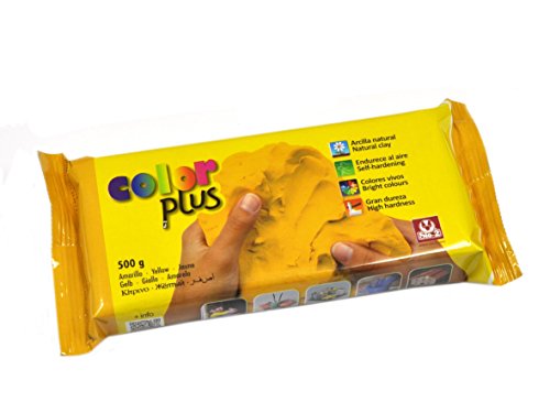 Sio-2 Color Plus - Arcilla (500 g, secado al aire), color amarillo