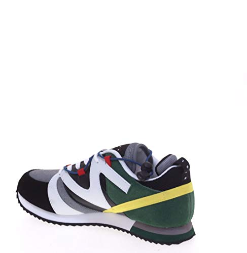 SISLEY Sneakers UOMO BLK-Green - 44