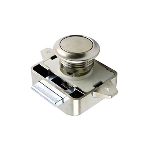 siwetg Camper Car Push Lock RV Caravan Boat Motor Home Cabinet Drawer Latch Button Locks para Muebles Hardware