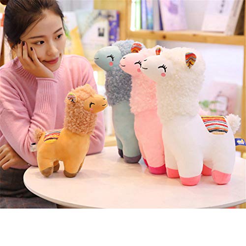 siwetg Nuevo 25 Cm Sonrisa Raya Alpaca Llama Peluche Animales Juguete De Peluche Muñeca Niños Juguetes Regalos De Cumpleaños