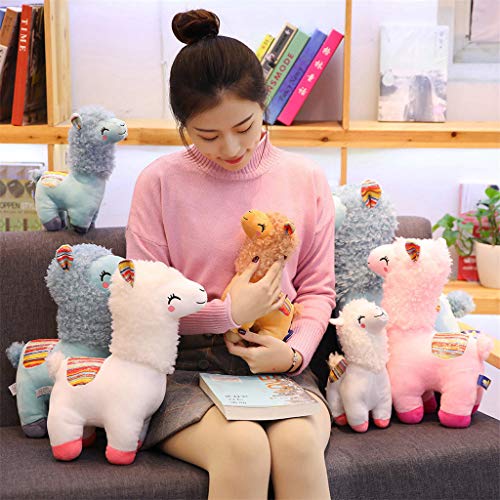 siwetg Nuevo 25 Cm Sonrisa Raya Alpaca Llama Peluche Animales Juguete De Peluche Muñeca Niños Juguetes Regalos De Cumpleaños