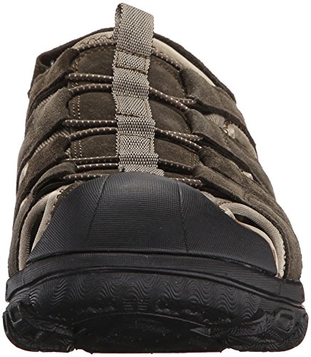 Skechers Men's Relaxed Fit 360 Gander-Selmo Fisherman Sandal, Olive, 11 D-Medium