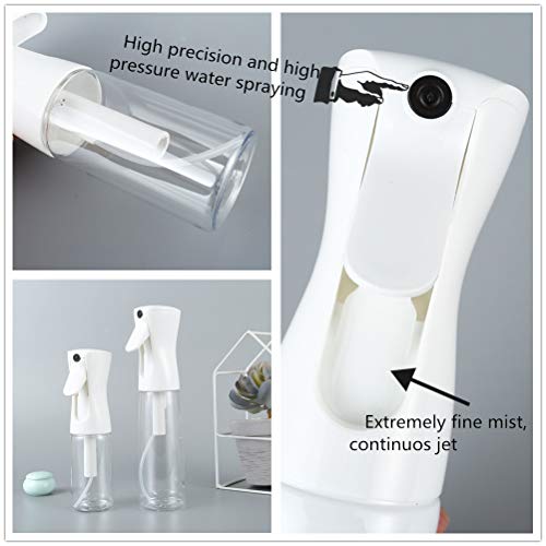SLKIJDHFB - Pulverizador de agua continua superfino para cabello, planta, limpieza, spray y cuidado de la piel (6 oz, transparente)