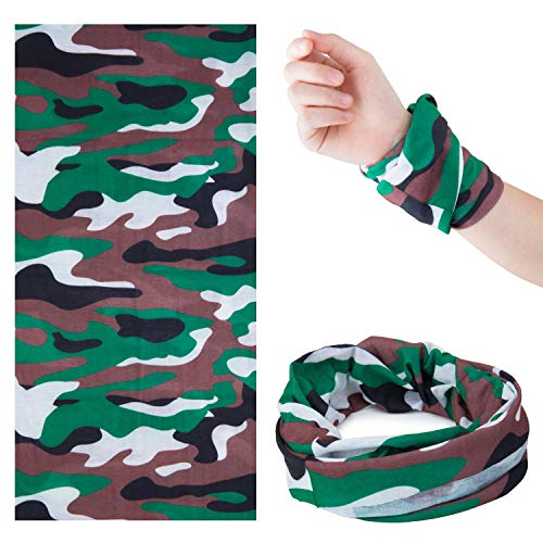 Slosh 9 Bandana Cintas Pelo Deporte Hombre Mujer Ciclismo Yoga Elastica Pañuelos Cabeza Turbante Lazo Tenis UV Moto Playa (9 PCS)