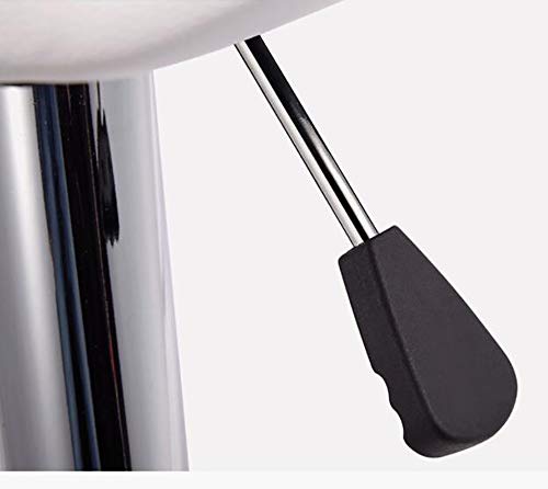 SLTO, Taburete de Trabajo de peluquería, Silla giratoria de Ruedas Oficina Silla de Bar giratoria de 360 ​​° de Altura Ajustable Taburete de recepción de Venta pequeño Silla de Trabajo Redonda