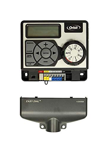 S&M 94884 - Programador Estaciones Modelo Ultra 4 Zonas, Gris, 6,5 x 23,5x 15,5 cm