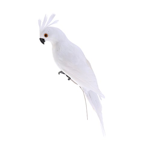 SM SunniMix Loro Realista Guacamayo Pluma Artificial Pájaro Animal Ornamentos Juguetes Artesanía Artes Decorativas