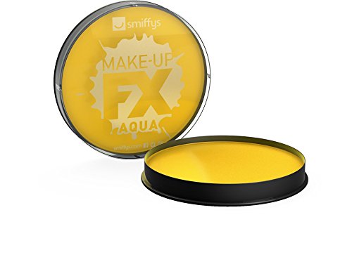Smiffy'S 39134 Aqua Pintura Facial Y De Cuerpo, Amarillo