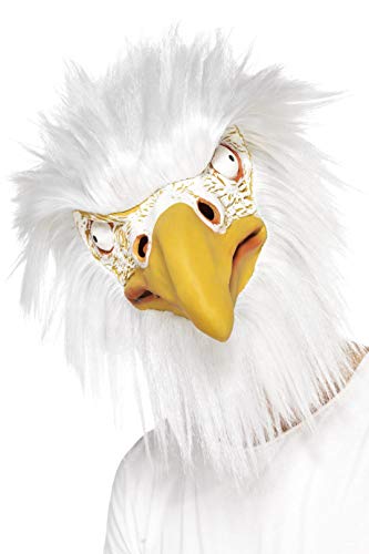 Smiffy's - Máscara de águila, de látex, color blanco (39521) , color/modelo surtido