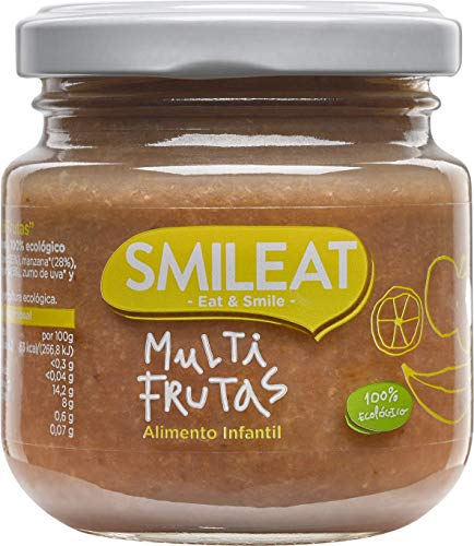 Smileat Tarrito de Multifrutas - Paquete de 12 x 130 gr - Total: 1560 gr