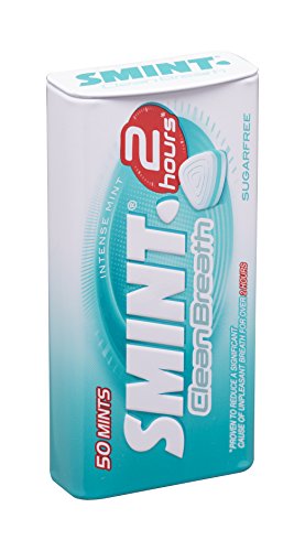 Smint 2H Menta Intensa, Caramelo Comprimido Sin Azúcar - 2 unidades de 35 gr. (Total 70 gr.)
