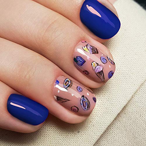 So Nice - Esmalte de uñas en gel UV LED Blue Look, 8 ml, color: azul