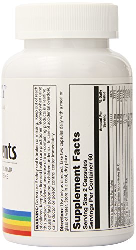 Solaray Hair Nutrients | 60 VegCaps