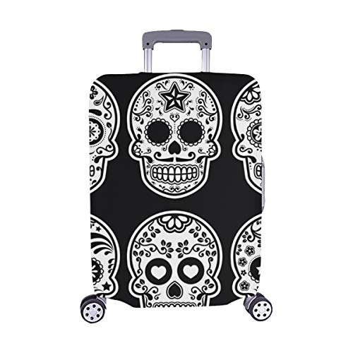 （Solo Cubrir） Cubierta Protectora para de Maleta Protectora de Equipaje de Viaje Dia de Los de Calavera de azúcar Mexicana Maleta Cubierta Protectora para de Viaje 28.5 x 20.5 Pulgadas