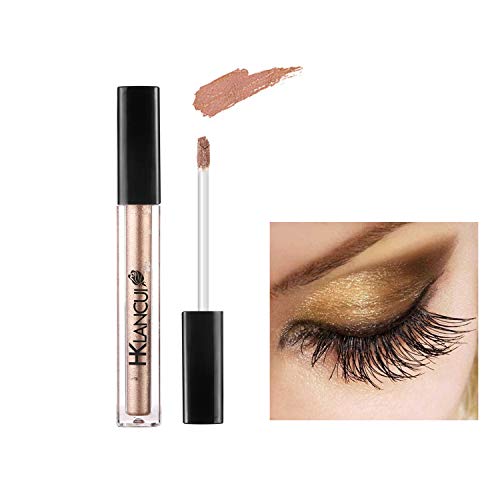 Sombra de ojos de Ruwhere duradera, brillante, líquida, resistente al agua, metálica, maquillaje de pigmentos 6 Colores (2)