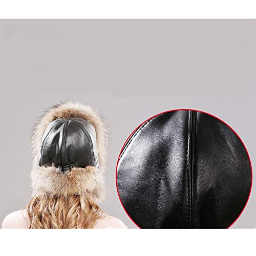 Sombrero de esquí Beanie sombrero del invierno for las mujeres de punto caliente de la máscara de esquí Casquillo Con Cara for el deporte al aire libre, Correr, senderismo, esquí, patinaje de piel fal