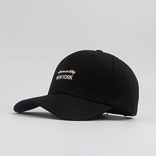 Sombrero Mujer Primavera y Verano Gorra de béisbol para Hombre Gorras Casual Salvaje versión Coreana de la Marea Sombrero Negro para el Sol Sombrero para el Sol