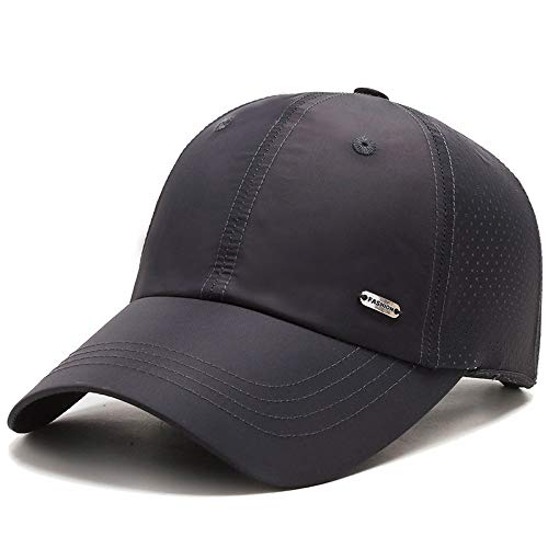 Sombrero para hombre, sombrero para el sol de verano, gorra deportiva de secado rápido, gorra de béisbol para exteriores, protección solar, antideslizamiento, sombrero de marea casual salvaje femenino