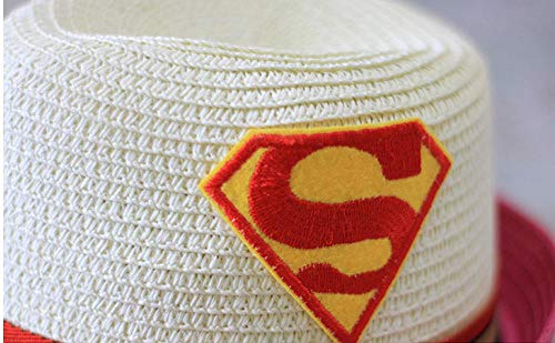 Sombreros de Verano para niños, Transpirables, Protectores solares, Playa, Sombrero de Paja Enrollado, niños y niñas, adecuados para niños de 2 a 8 años.