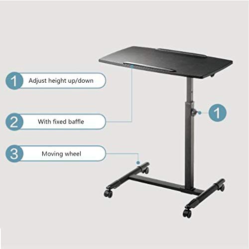Soporte de para portátile Base del equipo de elevación equipo soporte de mesa Mobile Display Heightening del soporte del equipo soporte de la rueda del ordenador, amplio panel, Mover la rueda Bases de