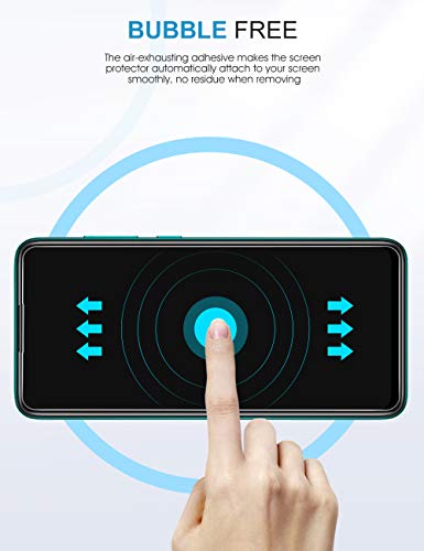 SPARIN [2 Pack Cristal Templado Xiaomi Redmi Note 9, Protector Pantalla Xiaomi Redmi Note 9 con [Alta Definicion] [Sin Burbujas] [Anti-Huella Digital] [2.5D Borde Redondo]