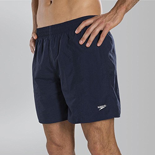 Speedo Solid Leisure - Bañador de natación para hombre, color azul marino, talla XL