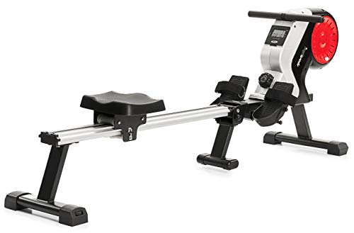 SportPlus Sp-mr-020 Máquina de Remo, Unisex-Adult, Negro, ca. 205x48x73 cm