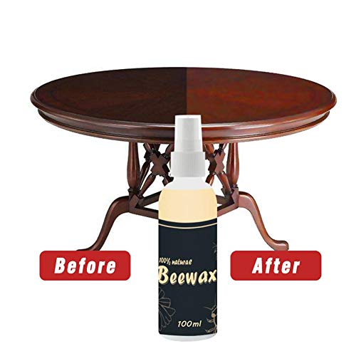 Spray de pulido para muebles, cera para muebles de madera resistente al desgaste resistente al agua Spray de pulido para cera Spray para el cuidado de la restauración de muebles domésticos