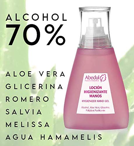 Spray Desinfectante Manos 120 ML | Alcohol 70% | PACK 5 UDS | Gel Desinfectante Manos | Gel Hidroalcoholico Manos Pequeño | Aloe Vera Glicerina Hidroalcohol