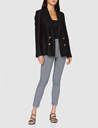 Springfield Chino Vichy-c/98 Pantalones, Multicolor (Multicoloured 98), 42 (Tamaño del Fabricante: 42) para Mujer