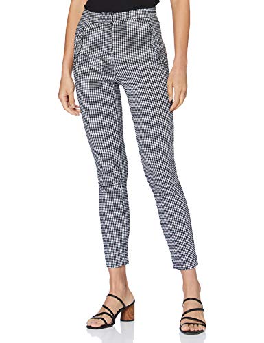 Springfield Chino Vichy-c/98 Pantalones, Multicolor (Multicoloured 98), 42 (Tamaño del Fabricante: 42) para Mujer