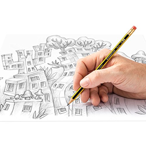 Staedtler Noris 122-2BK3DA. Lápices con goma. Blíster con 3 unidades.