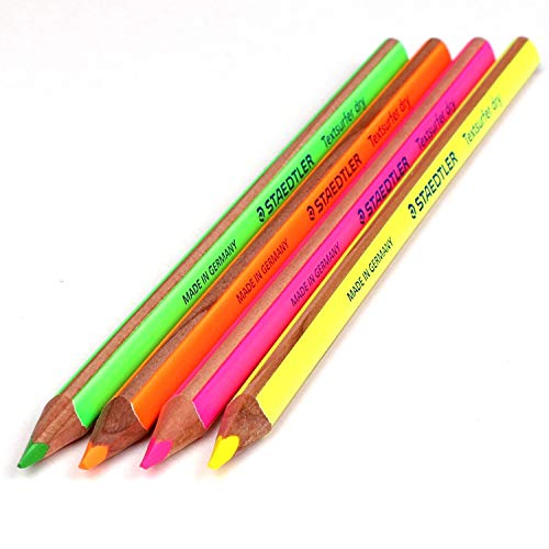 Staedtler Textsurfer Lápiz resaltador seco para escribir y dibujar sobre tinta, papel, copias, fax (12 unidades, varios colores)