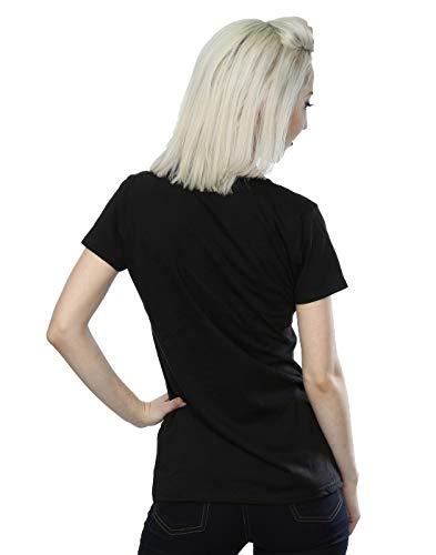 Star Wars mujer Darth Vader Face Camiseta Large Negro