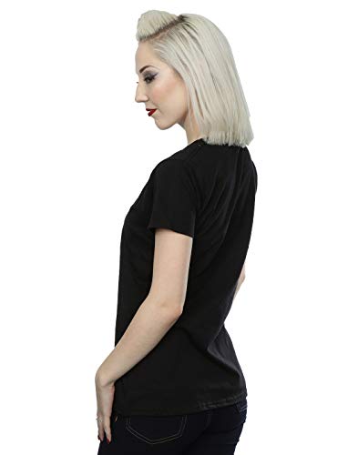 Star Wars mujer Darth Vader Face Camiseta Large Negro