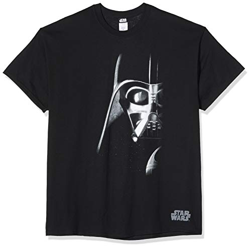 Star Wars Vader Face - Camiseta manga corta para hombre, Negro, S