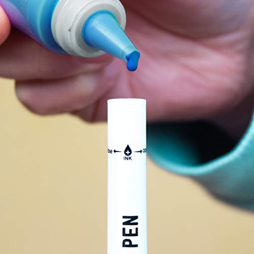 Stationery Island Brush Pens Set de 24 Colores Esenciales + 1 Pincel Aqua - Set de Rotuladores Acuarela Punta Pincel Rellenables. Ideal para Caligrafía, Bullet Journal, Fabricar Tarjetas y Colorear