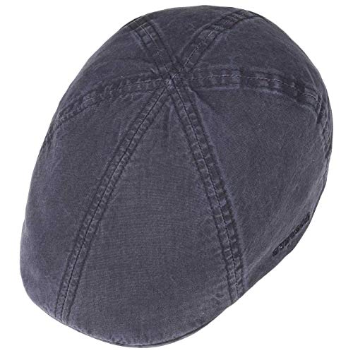 Stetson Gorra de Algodón Orgánico Texas Hombre - Gorro Ivy con Visera Primavera/Verano - XL (60-61 cm) Azul