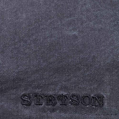 Stetson Gorra de Algodón Orgánico Texas Hombre - Gorro Ivy con Visera Primavera/Verano - XL (60-61 cm) Azul