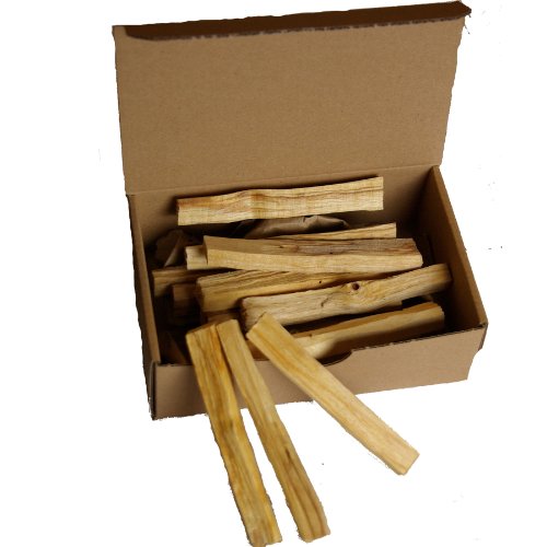 Sticks Palo Santos (Bursera graveolens) 12 piezas. Duración media: 9-10cm (9,5 x1x1 cm, 5-7grs; 0,773€ c.).