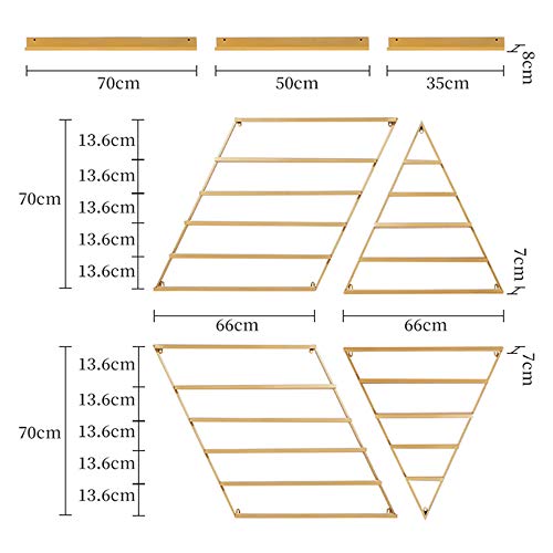 Storage rack. Organizador de Esmalte de Uñas para Montaje en Pared，5 Capas De Aceite Esencial en La Tienda de Salón/Expositor de Esmalte de Uñas，Estantería Combinada de Perfumería/Cosmética
