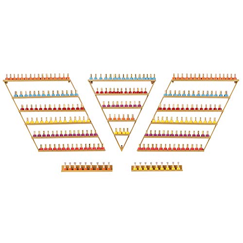 Storage rack. Organizador de Esmalte de Uñas para Montaje en Pared，5 Capas De Aceite Esencial en La Tienda de Salón/Expositor de Esmalte de Uñas，Estantería Combinada de Perfumería/Cosmética