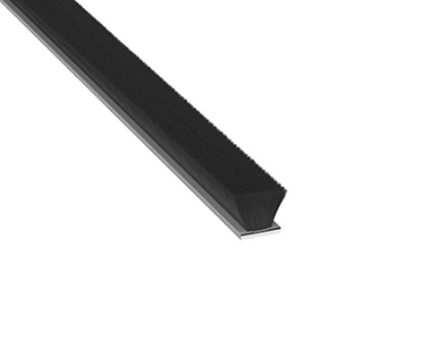 Stormguard 05SR474005MBL - Barra de cepillo autoadherente/tope de corriente, color negro, 5 m
