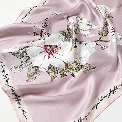STORY OF SHANGHAI Bufandas de 100% Seda Flores de Morera Grande Mujer Chal Wraps Estolas Madre y dama regalos de gama alta Regalo